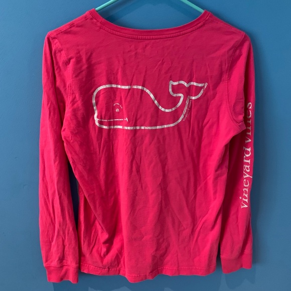 Women’s Vineyard Vines Pink long Sleeve shirt - Picture 2 of 3